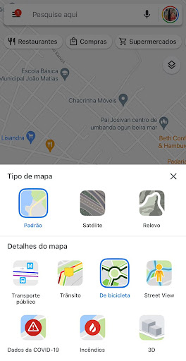 Detalhamento Google Maps